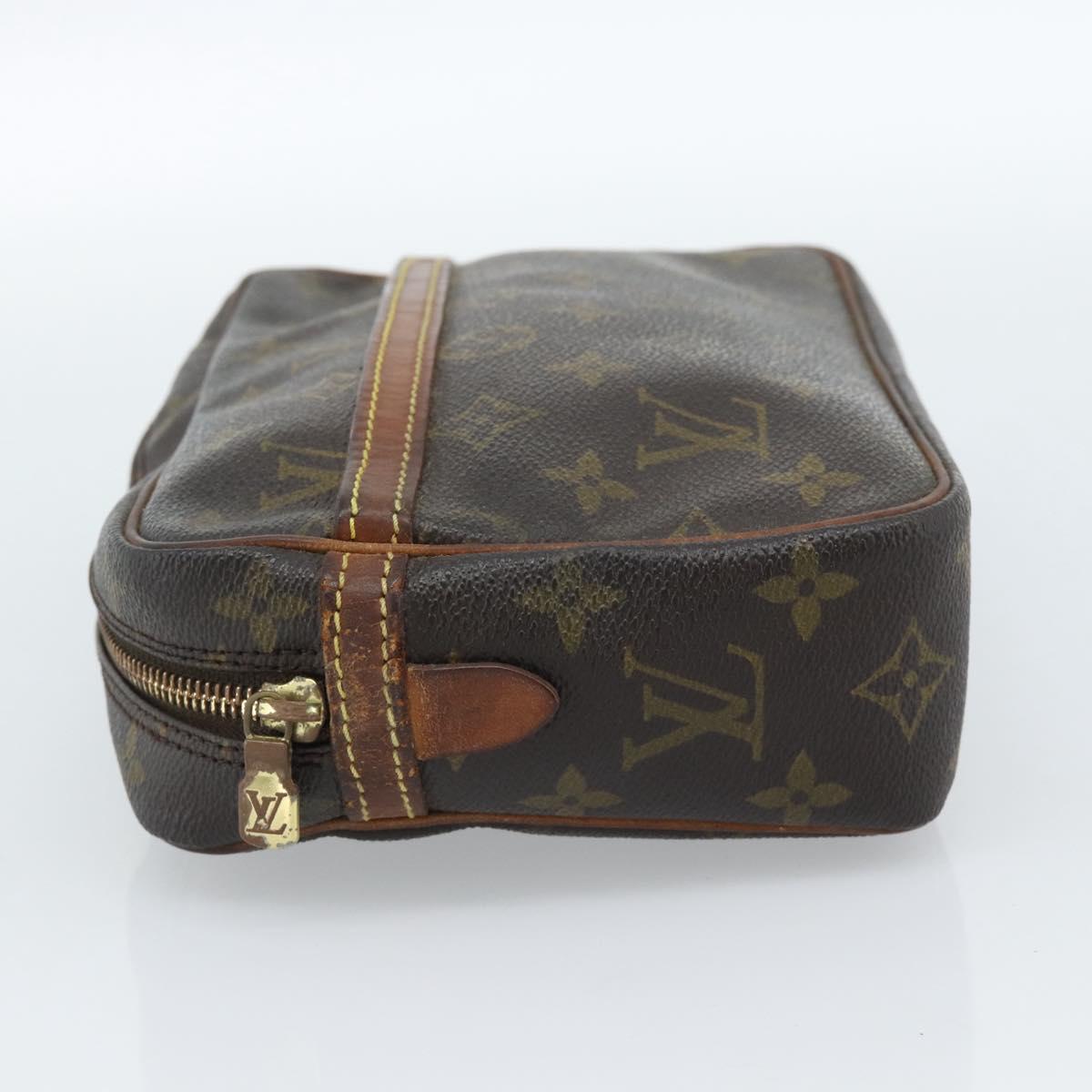 LOUIS VUITTON Monogram Compiegne 23 Clutch Bag M51847 LV Auth ka4616