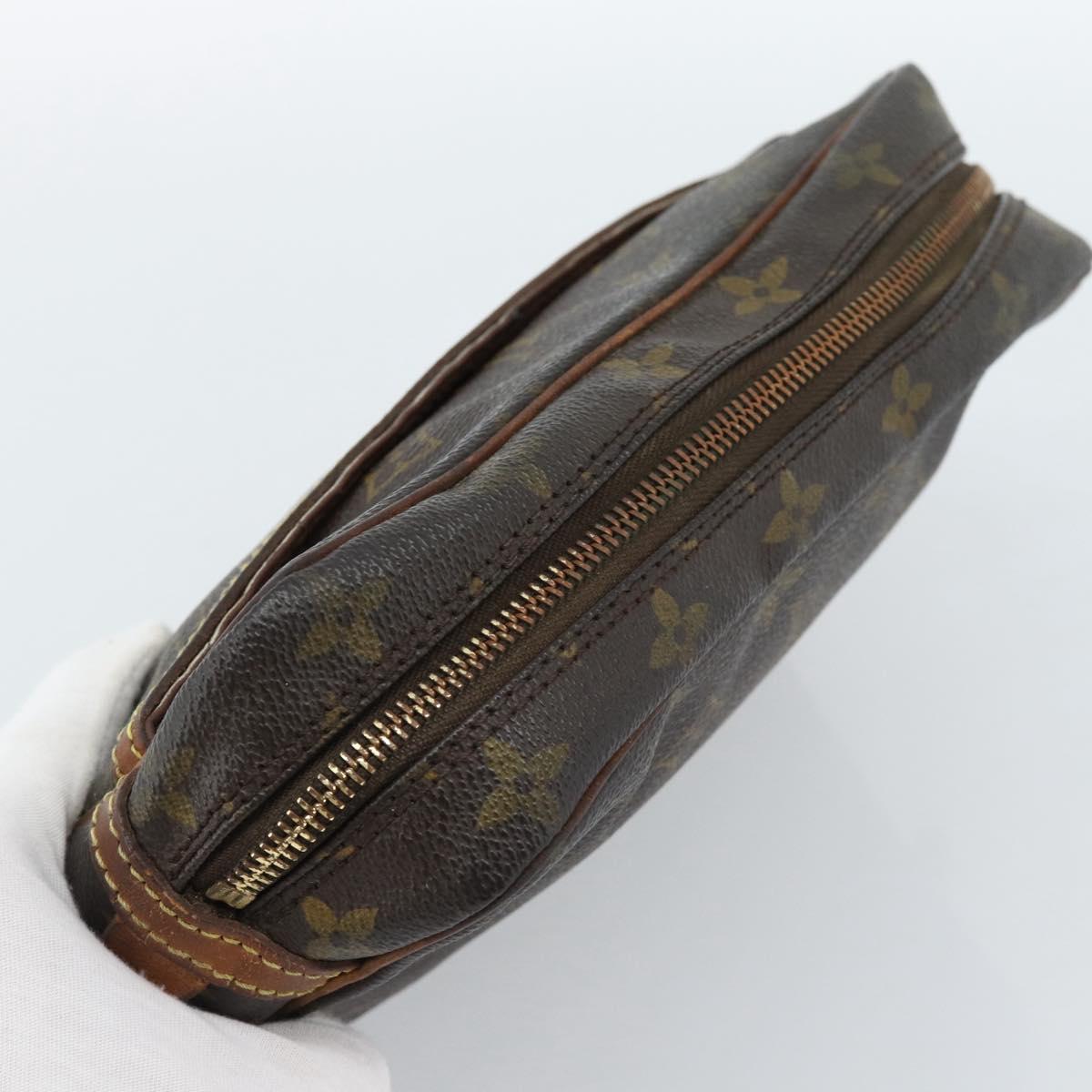 LOUIS VUITTON Monogram Compiegne 23 Clutch Bag M51847 LV Auth ka4616