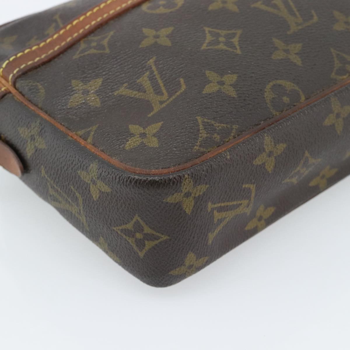 LOUIS VUITTON Monogram Compiegne 23 Clutch Bag M51847 LV Auth ka4616