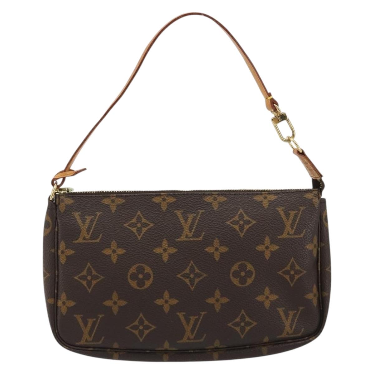 LOUIS VUITTON Monogram Pochette Accessoires Pouch M51980 LV Auth ka4619V