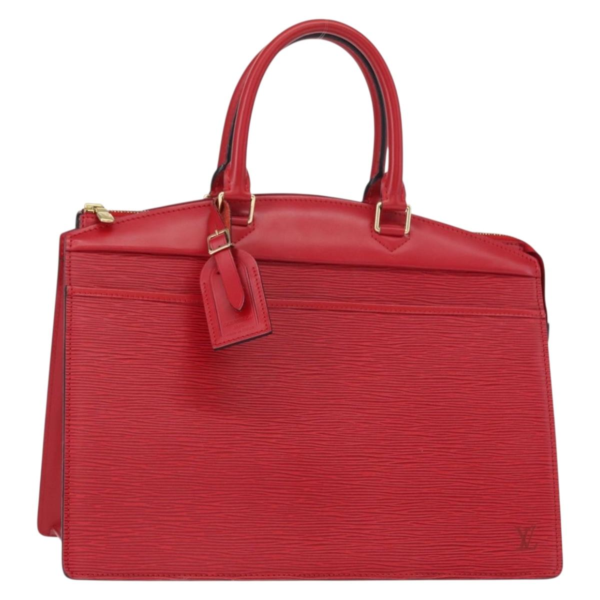 LOUIS VUITTON Epi Riviera Hand Bag Red M48187 LV Auth ka462