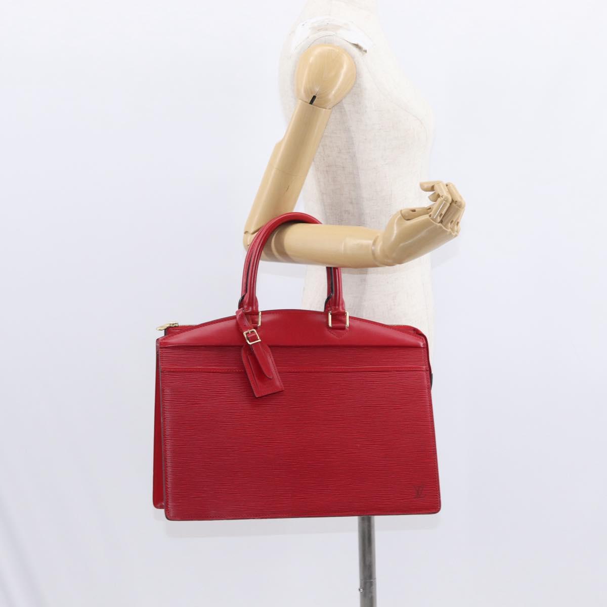 LOUIS VUITTON Epi Riviera Hand Bag Red M48187 LV Auth ka462