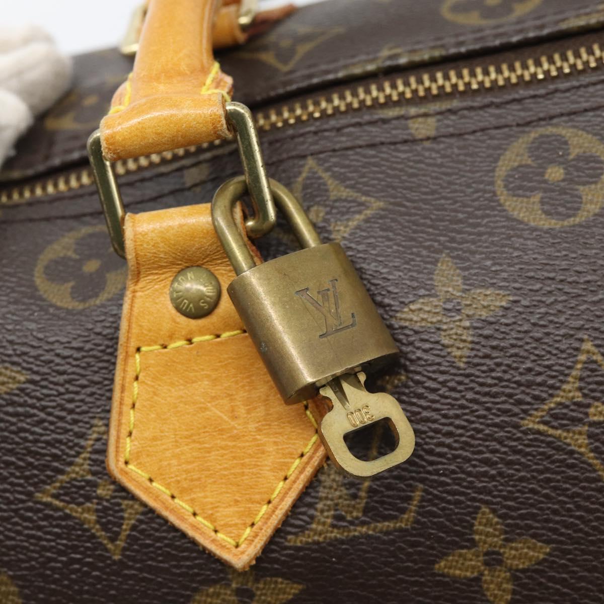 LOUIS VUITTON Monogram Speedy 30 Hand Bag M41526 LV Auth ka4625A