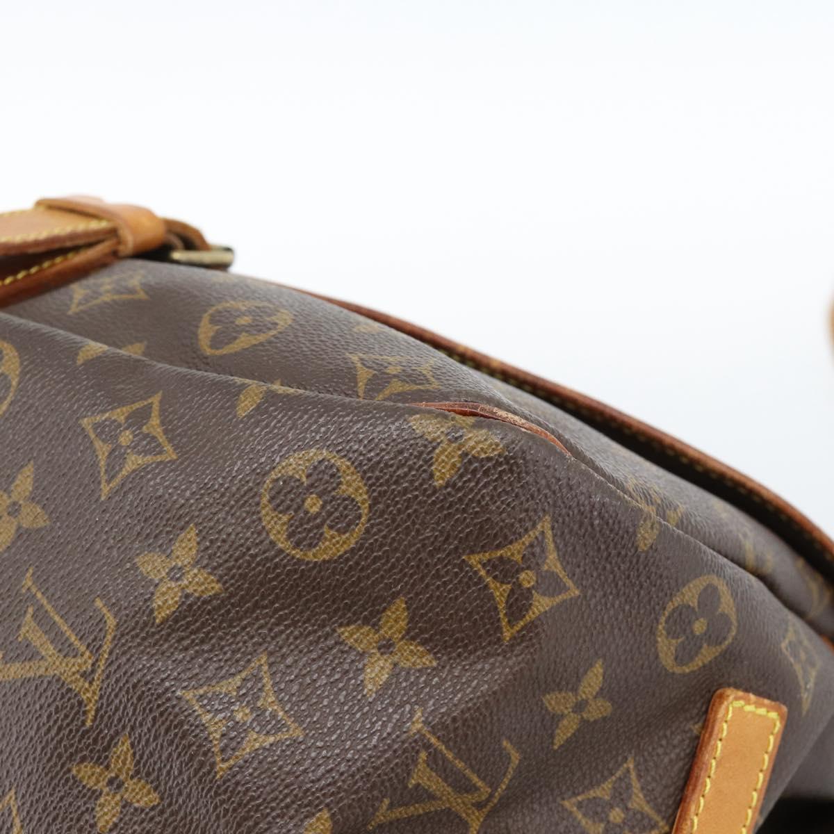LOUIS VUITTON Monogram Saumur 35 Shoulder Bag M42254 LV Auth ka4631