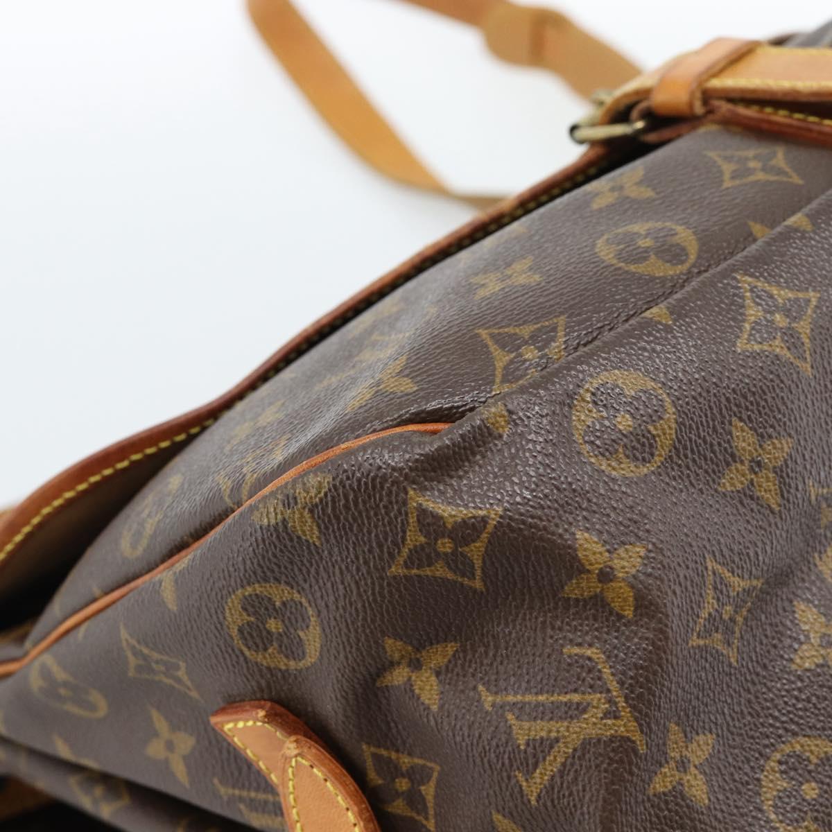 LOUIS VUITTON Monogram Saumur 35 Shoulder Bag M42254 LV Auth ka4631