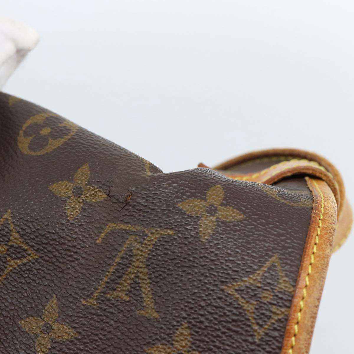LOUIS VUITTON Monogram Saumur 35 Shoulder Bag M42254 LV Auth ka4631