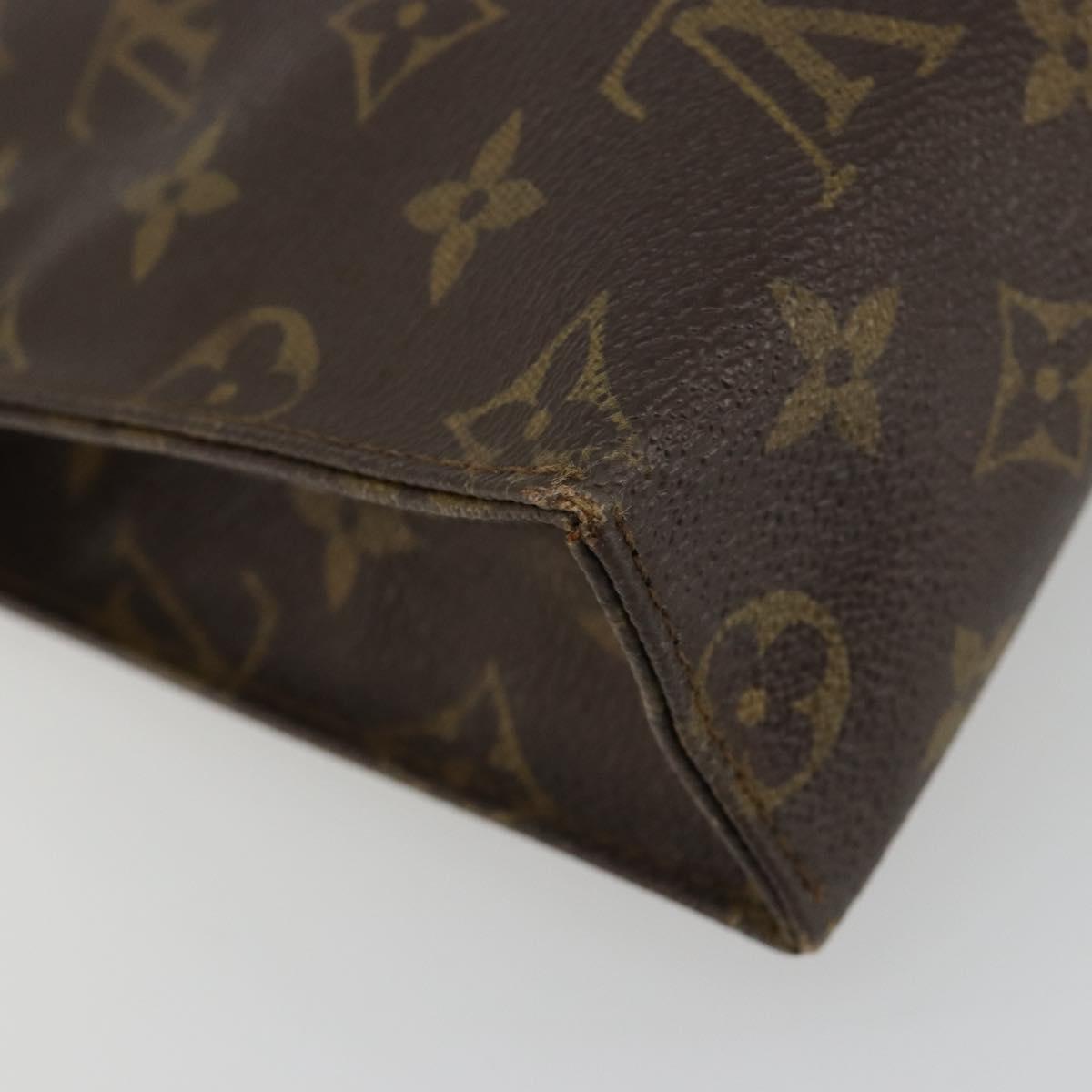 LOUIS VUITTON Monogram Poche Toilette 26 Pouch M47542 LV Auth ka4634