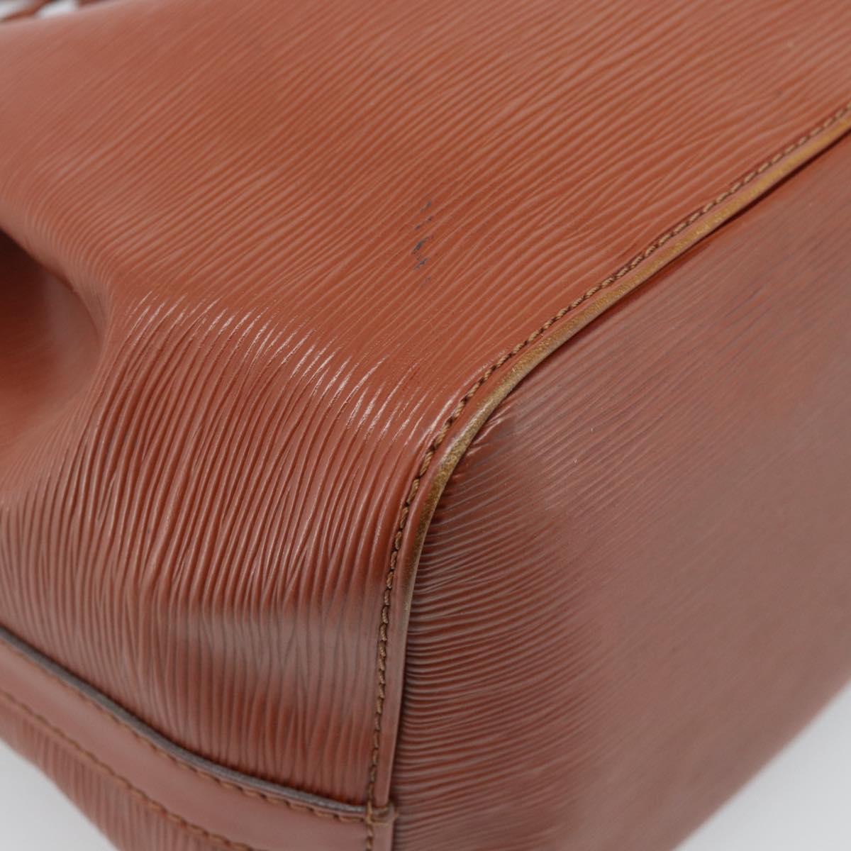LOUIS VUITTON Epi Noe Shoulder Bag Brown M44028 LV Auth ka4650