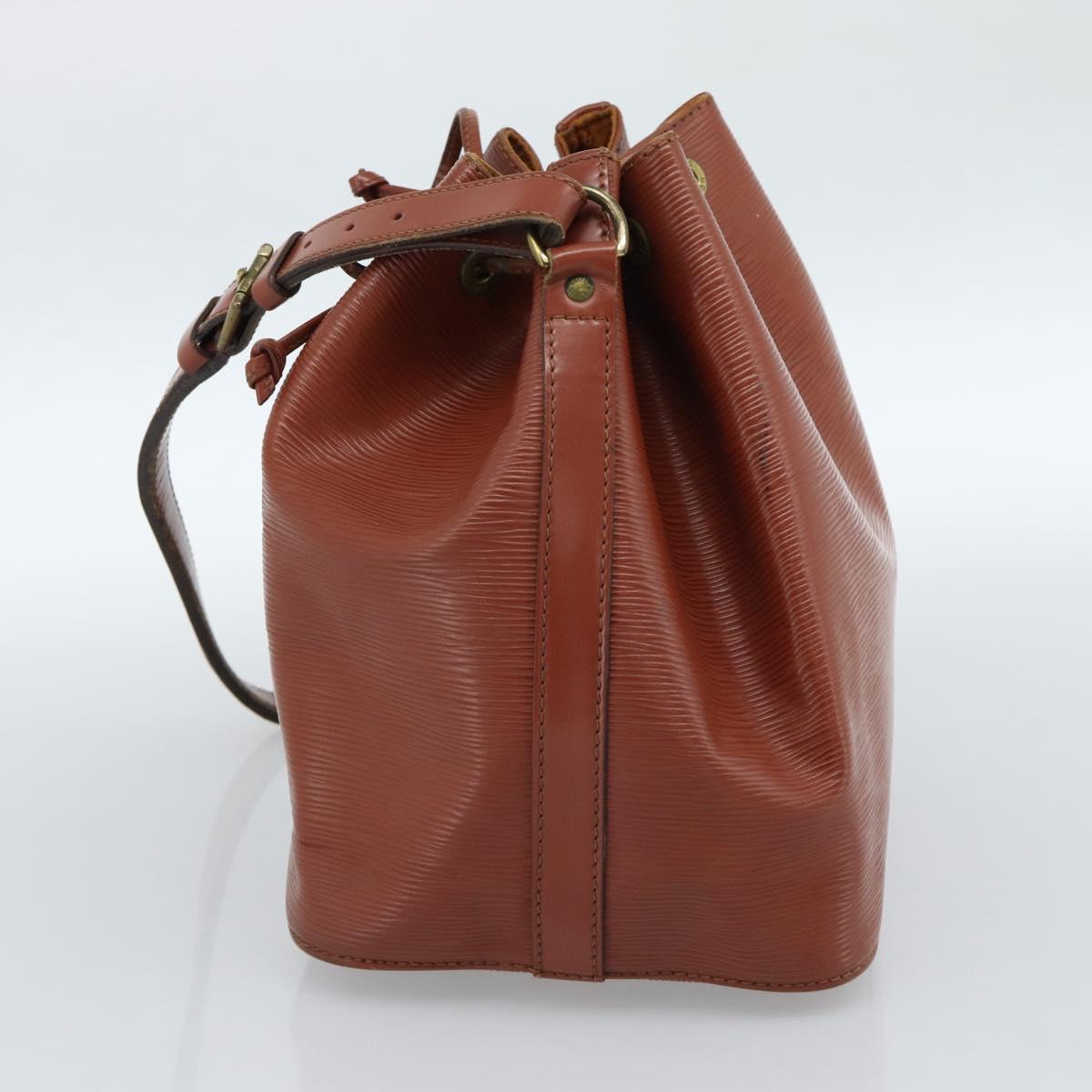 LOUIS VUITTON Epi Noe Shoulder Bag Brown M44028 LV Auth ka4650