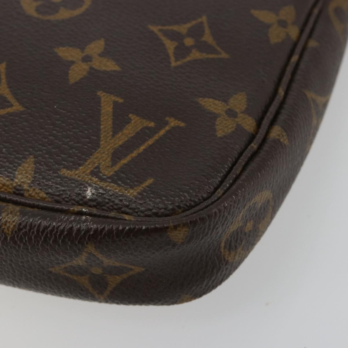 LOUIS VUITTON Monogram Pochette Accessoires Pouch M51980 LV Auth ka4674