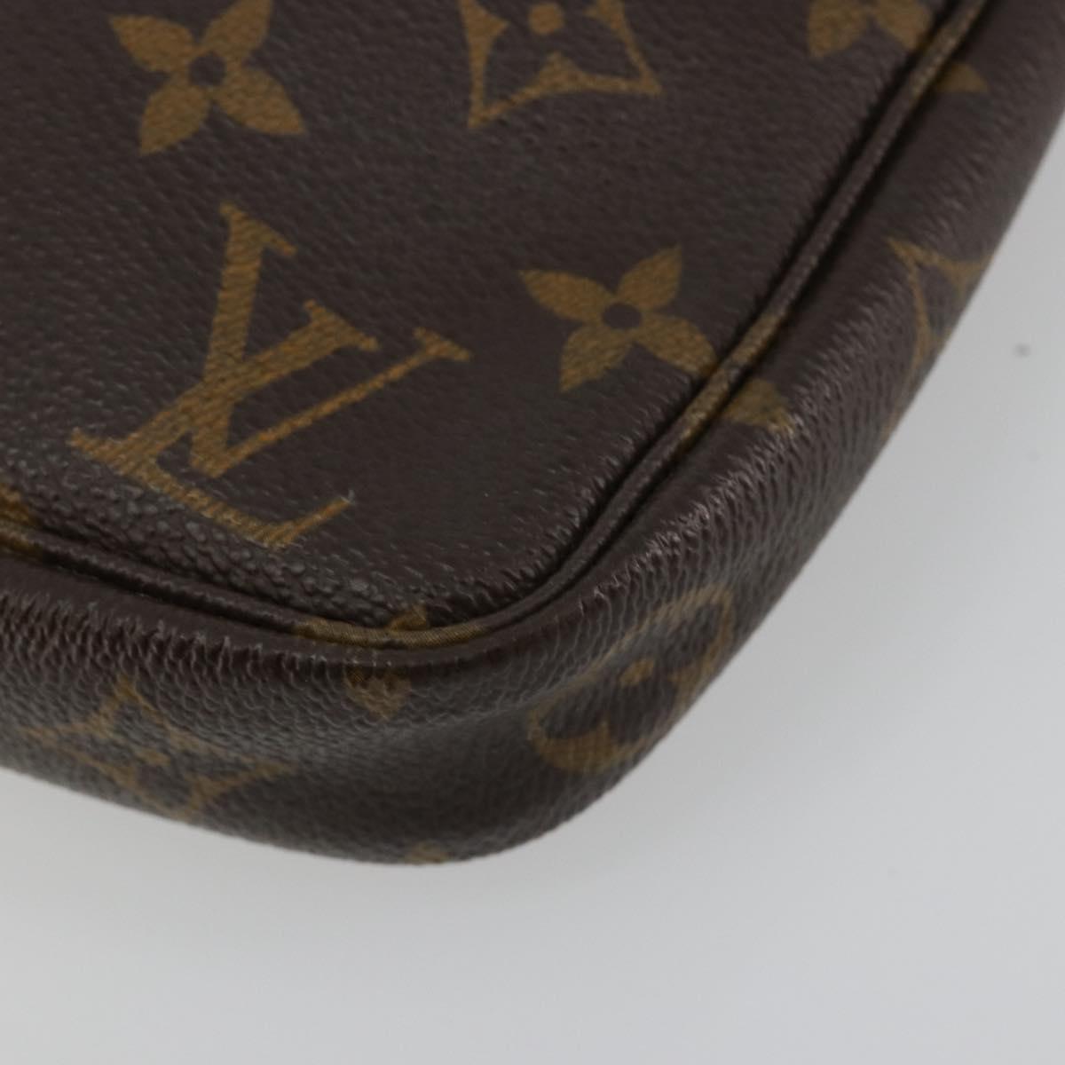LOUIS VUITTON Monogram Pochette Accessoires Pouch M51980 LV Auth ka4674