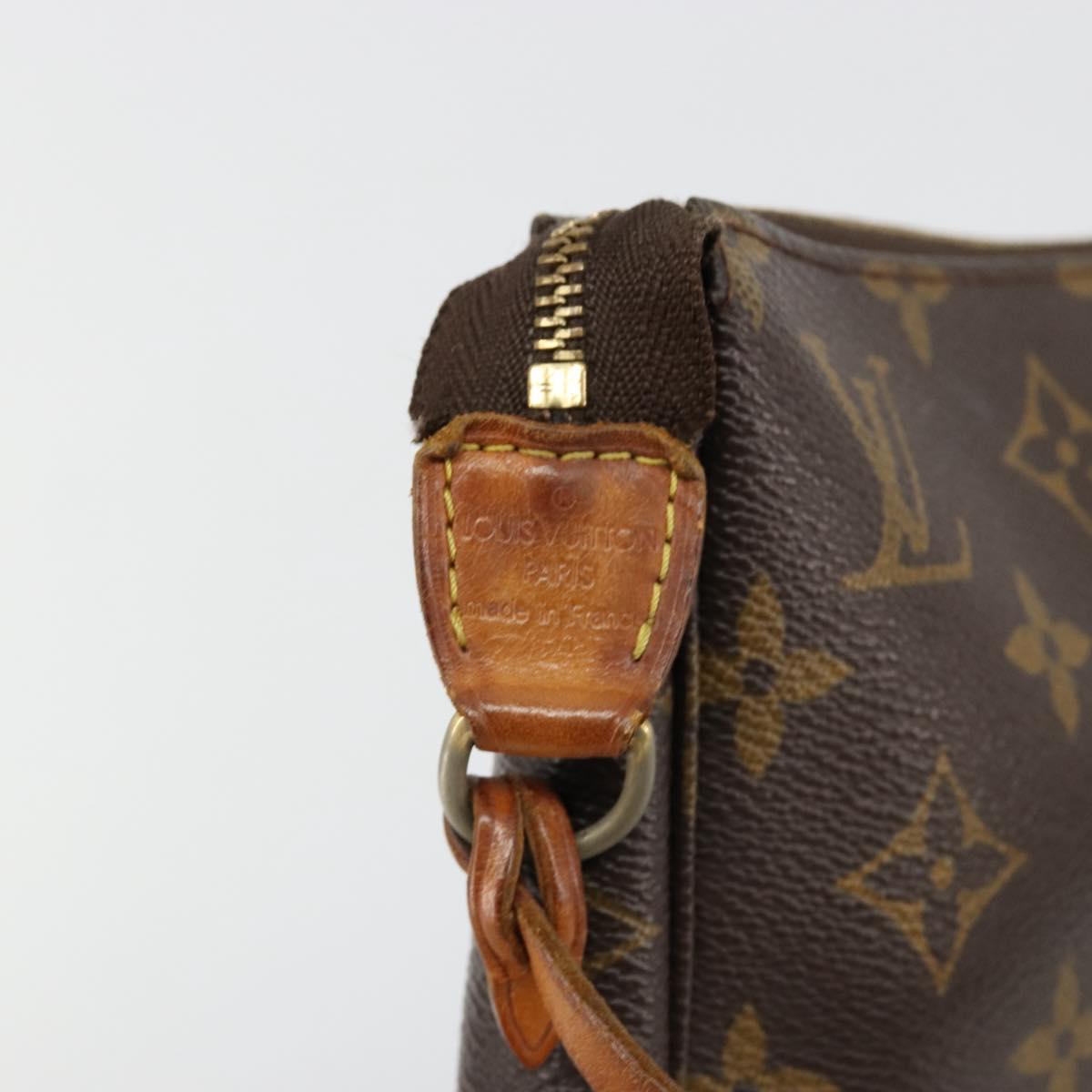 LOUIS VUITTON Monogram Pochette Accessoires Pouch M51980 LV Auth ka4674