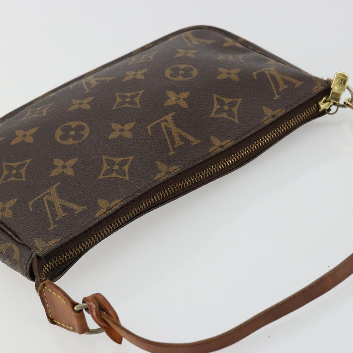 LOUIS VUITTON Monogram Pochette Accessoires Pouch M51980 LV Auth ka4674