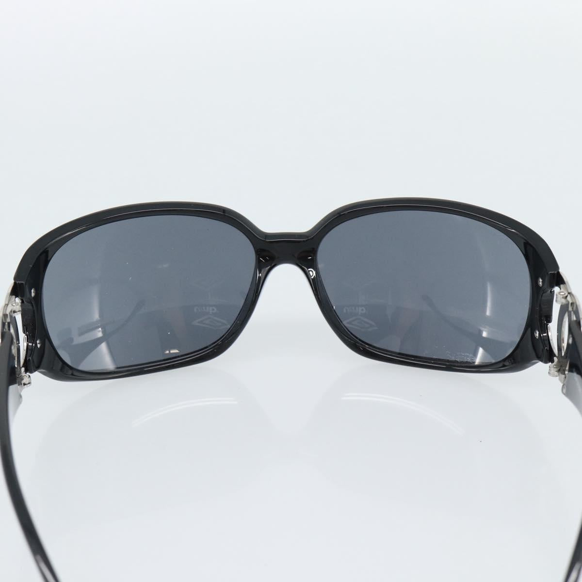 CHANEL Sunglasses plastic Black CC Auth ka4678