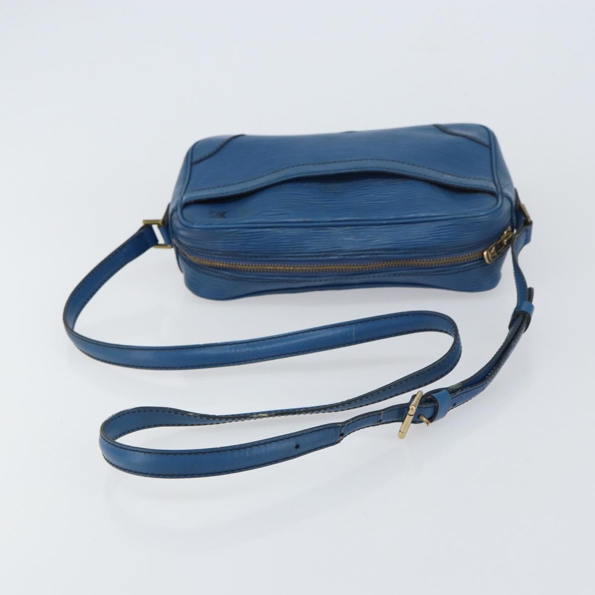 LOUIS VUITTON Epi Trocadero 23 Shoulder Bag Blue M52305 LV Auth ka468