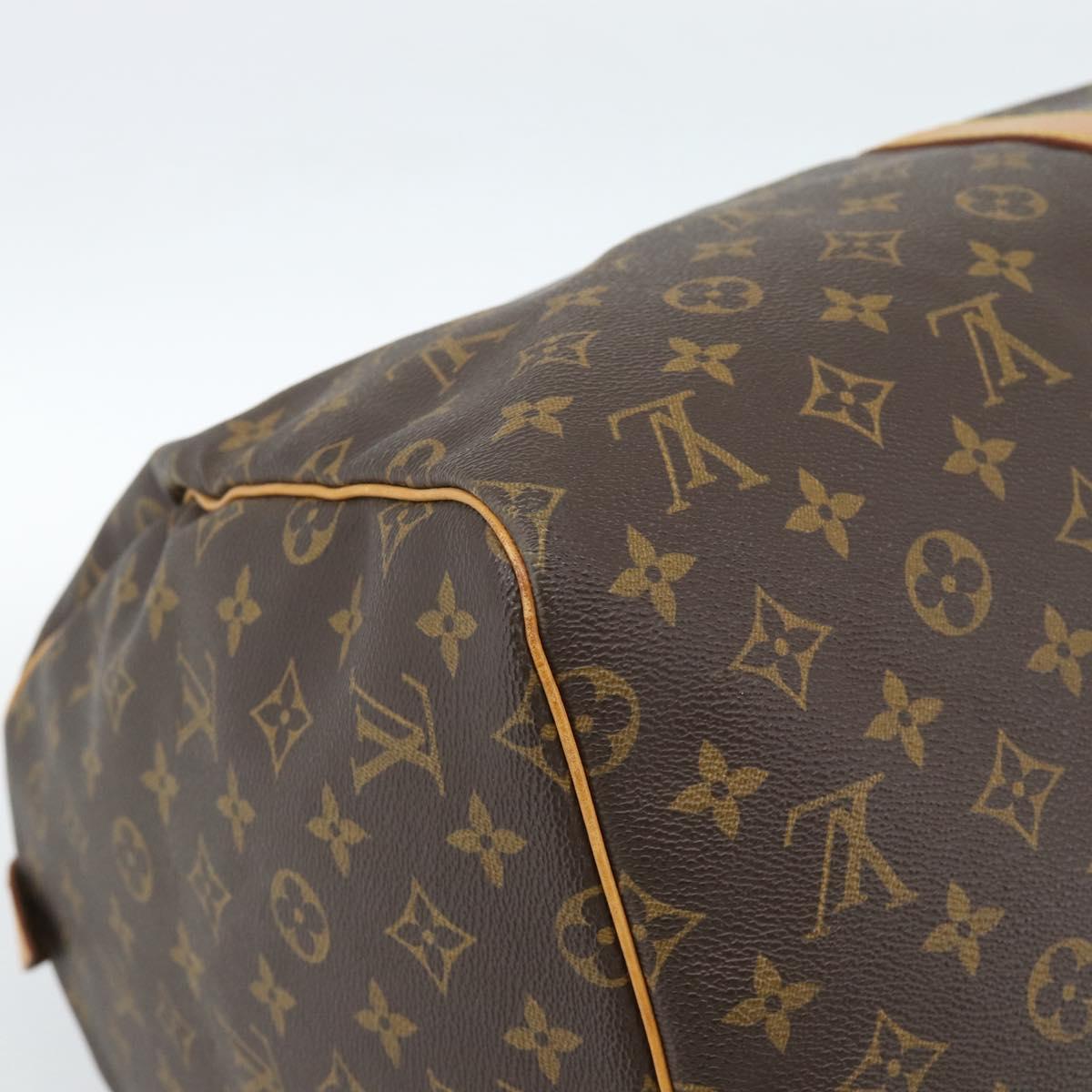 LOUIS VUITTON Monogram Keepall 55 Boston Bag M41424 LV Auth ka4680A