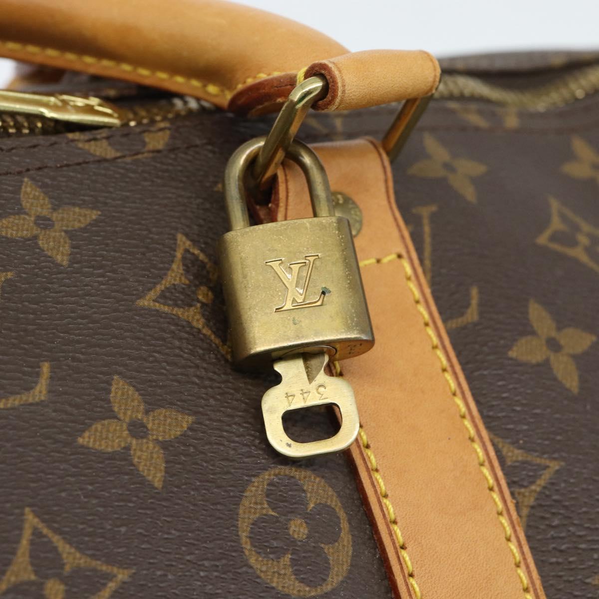 LOUIS VUITTON Monogram Keepall 55 Boston Bag M41424 LV Auth ka4680A