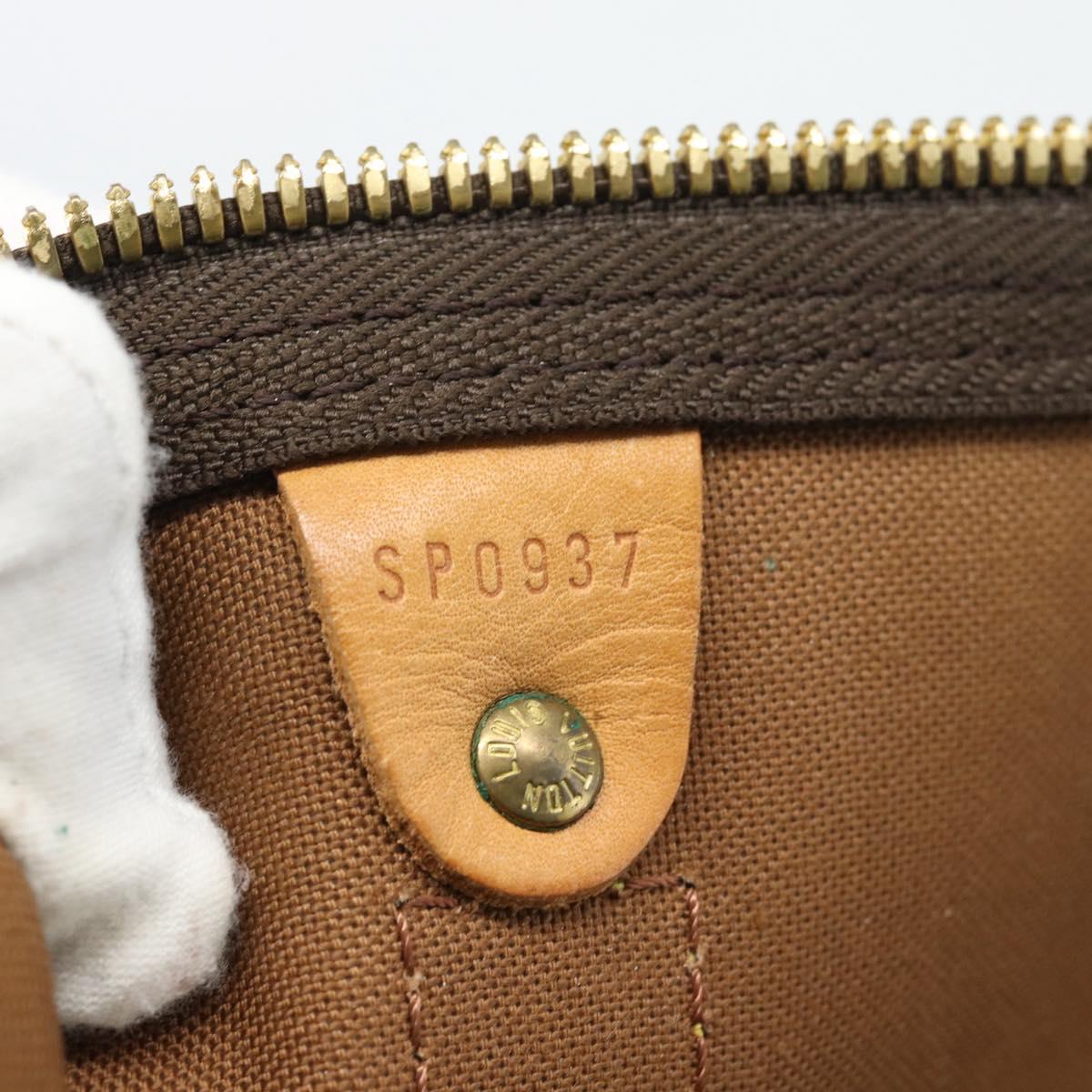 LOUIS VUITTON Monogram Keepall 55 Boston Bag M41424 LV Auth ka4680A