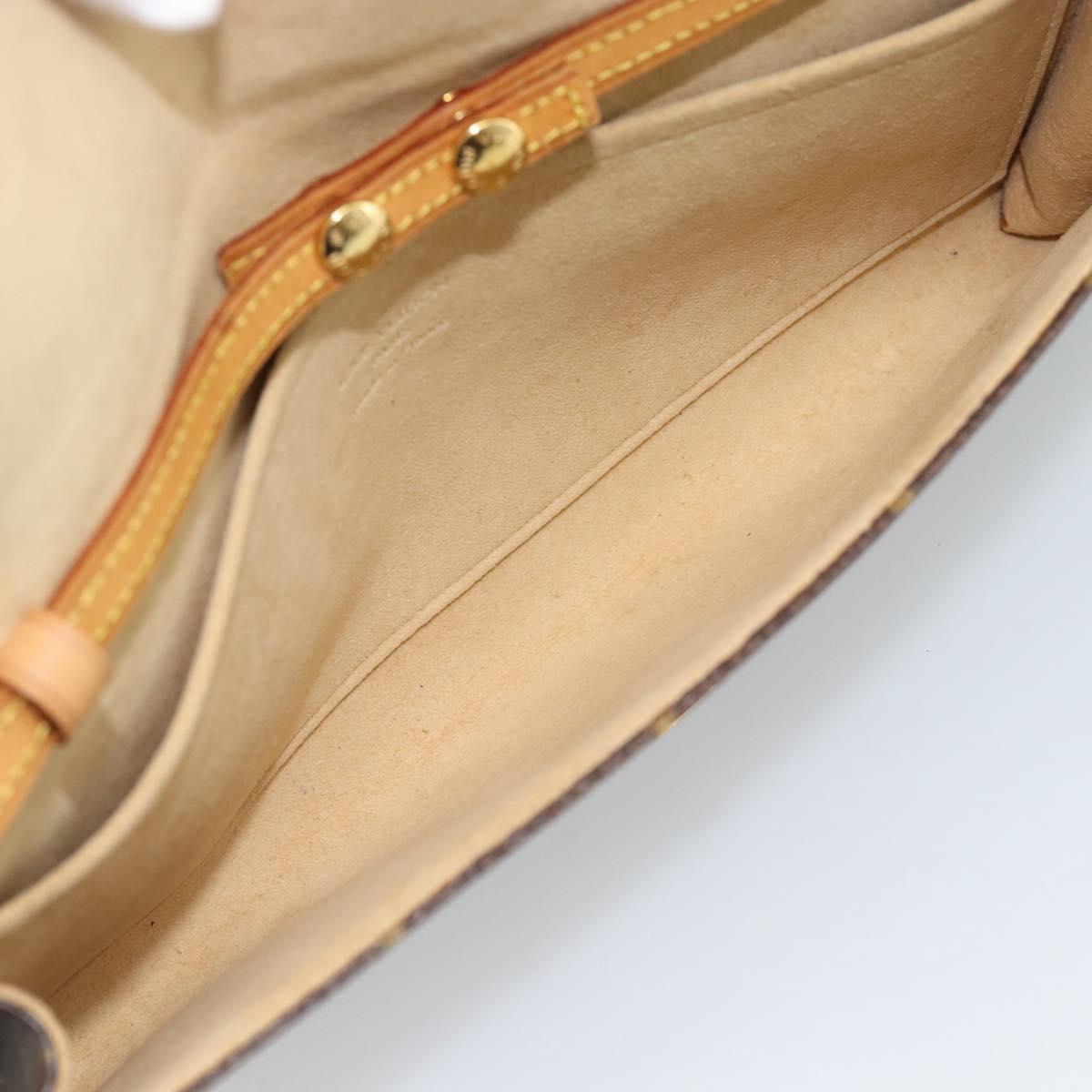 LOUIS VUITTON Monogram Pochette Twin GM Shoulder Bag M51852 LV Auth ka4683A
