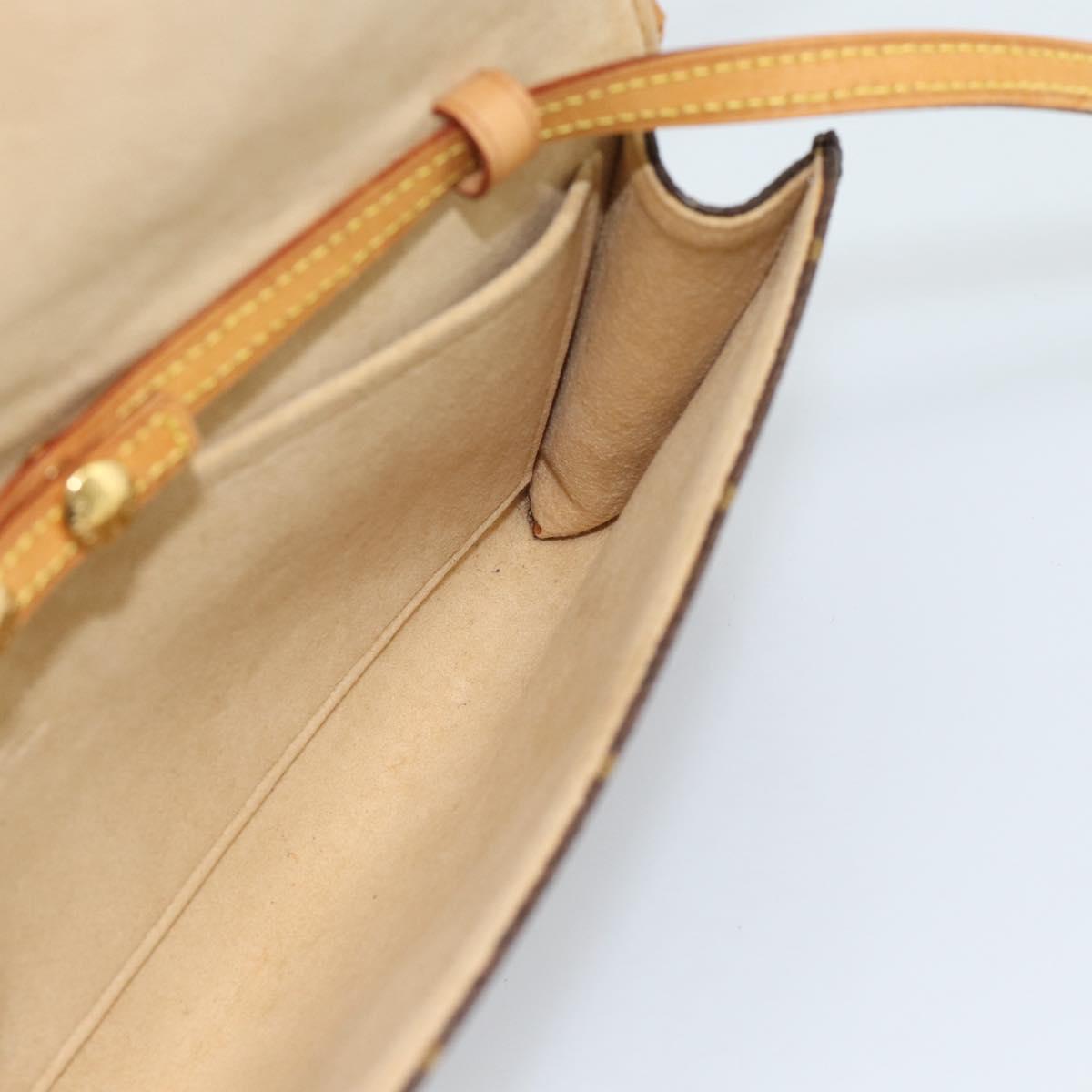 LOUIS VUITTON Monogram Pochette Twin GM Shoulder Bag M51852 LV Auth ka4683A