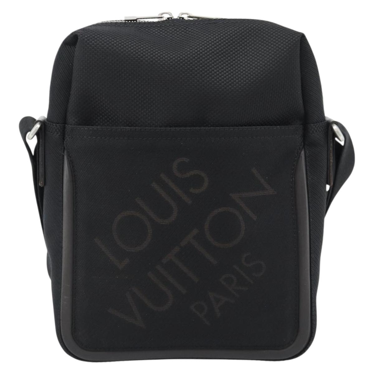 LOUIS VUITTON Damier Geant Citadan NM Shoulder Bag Black M93223 LV Auth ka4686V