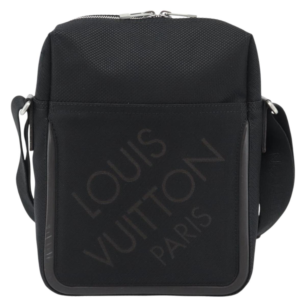 LOUIS VUITTON Damier Geant Citadan NM Shoulder Bag Black M93223 LV Auth ka4686V