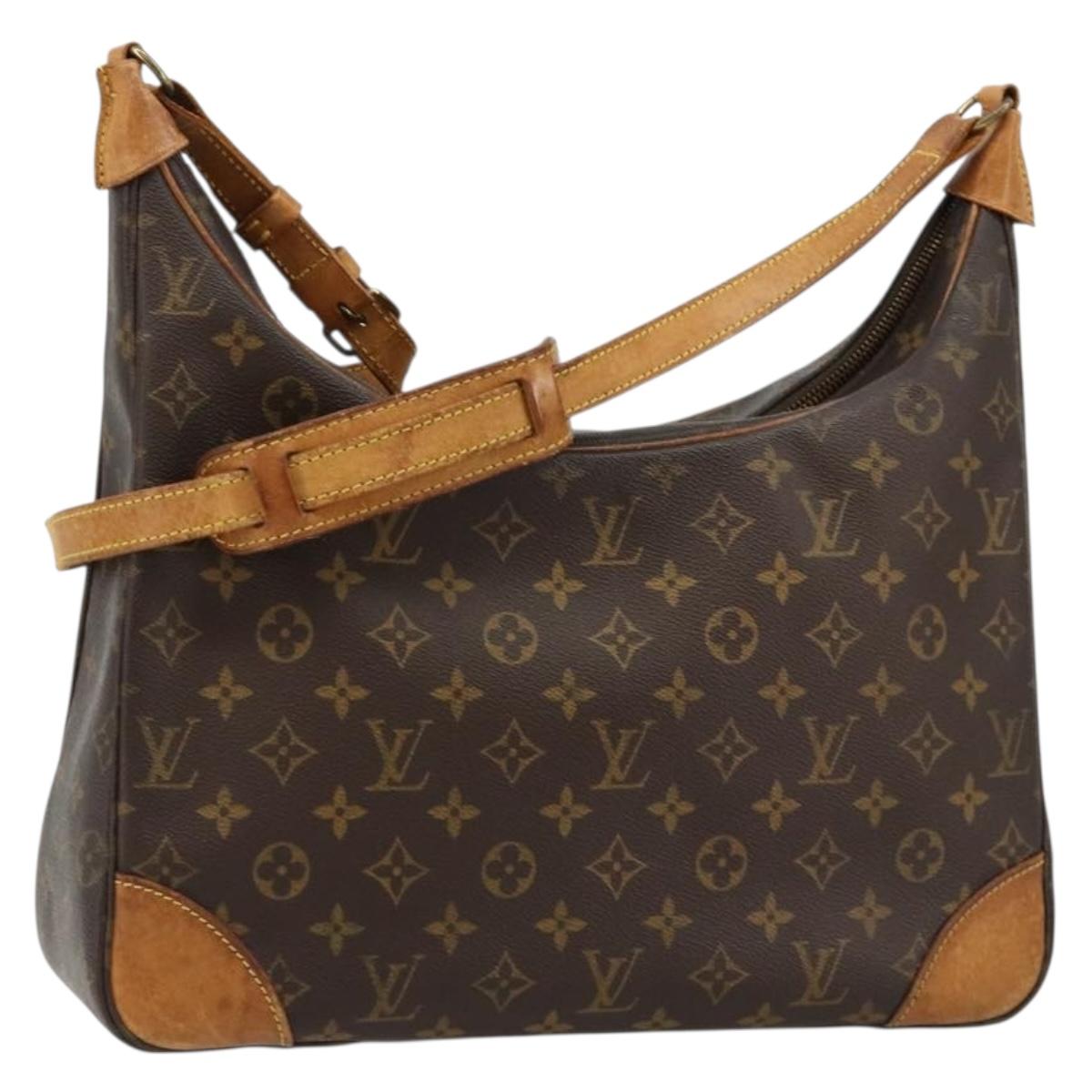LOUIS VUITTON Monogram Boulogne 35 Shoulder Bag M51260 LV Auth ka4688