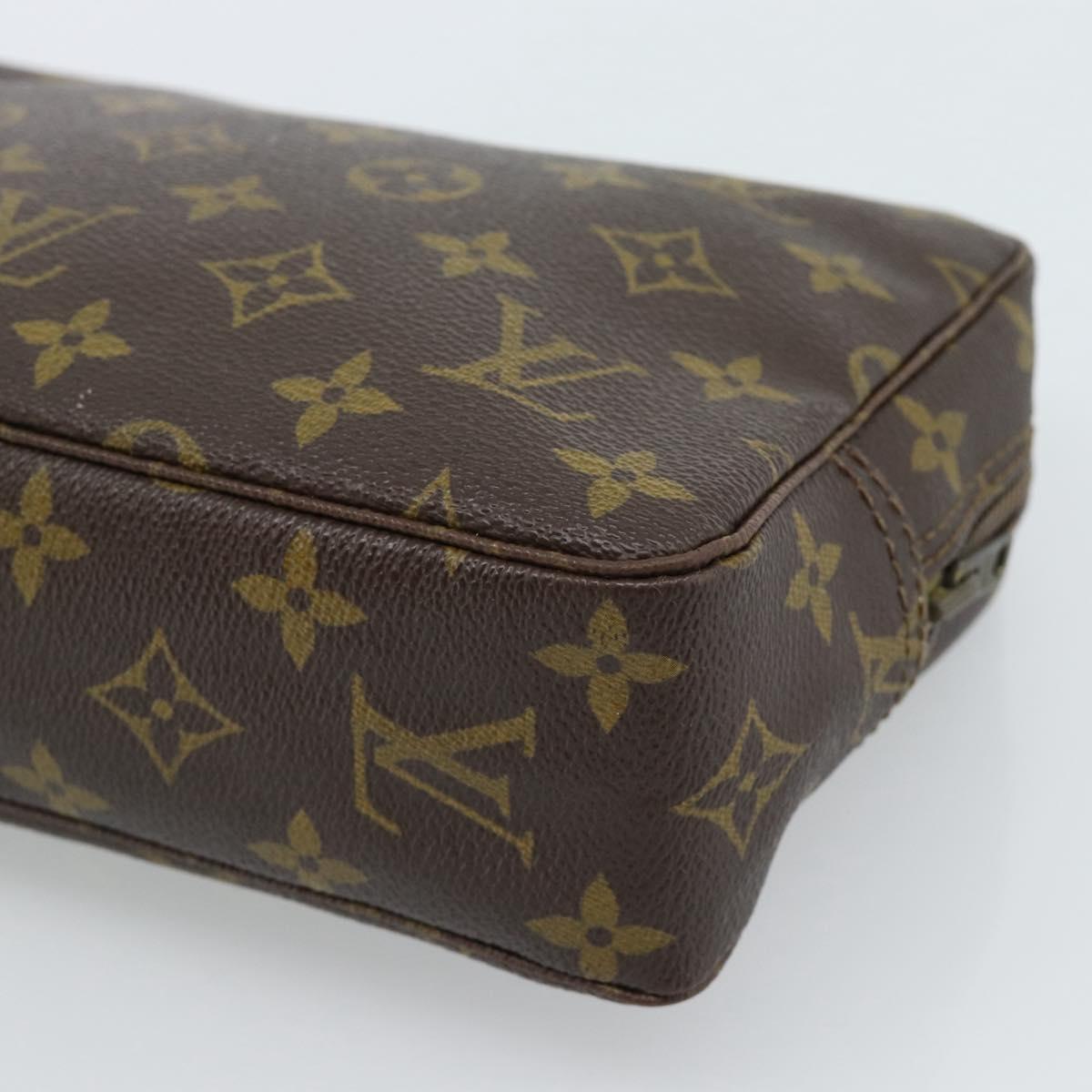 LOUIS VUITTON Monogram Trousse Toilette 23 Clutch Bag M47524 LV Auth ka4690
