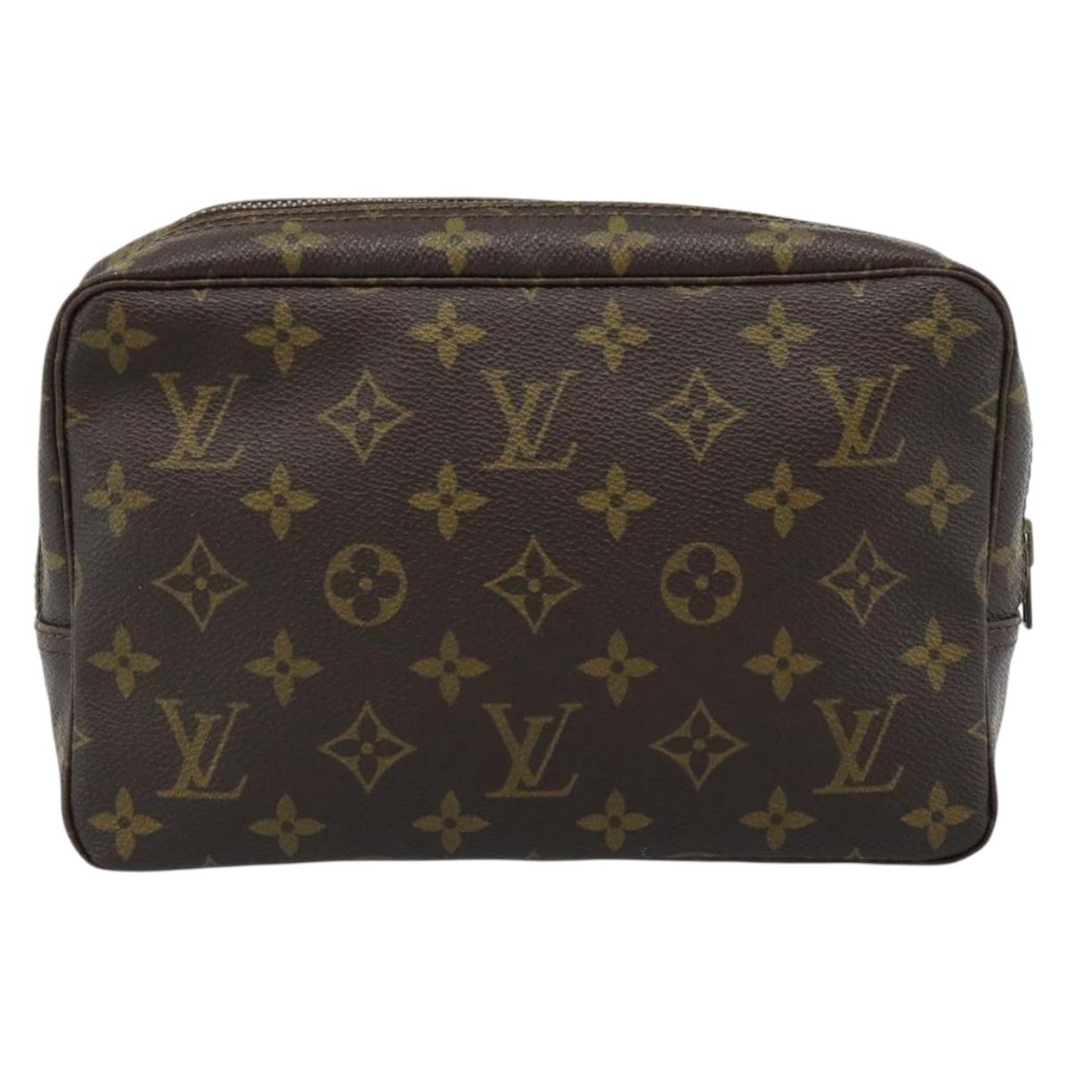 LOUIS VUITTON Monogram Trousse Toilette 23 Clutch Bag M47524 LV Auth ka4690