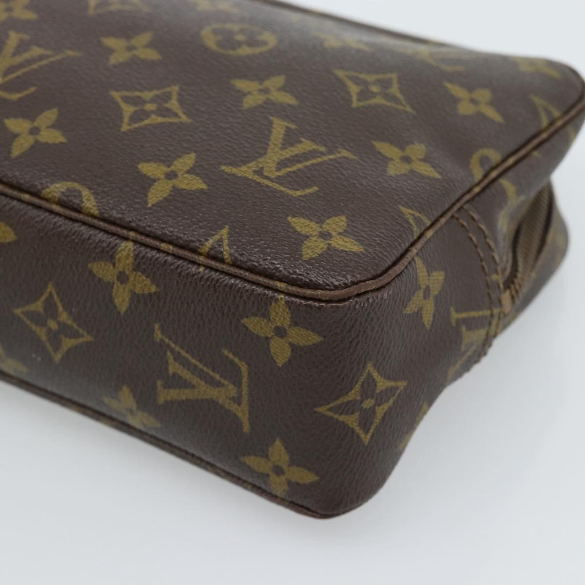 LOUIS VUITTON Monogram Trousse Toilette 23 Clutch Bag M47524 LV Auth ka4690