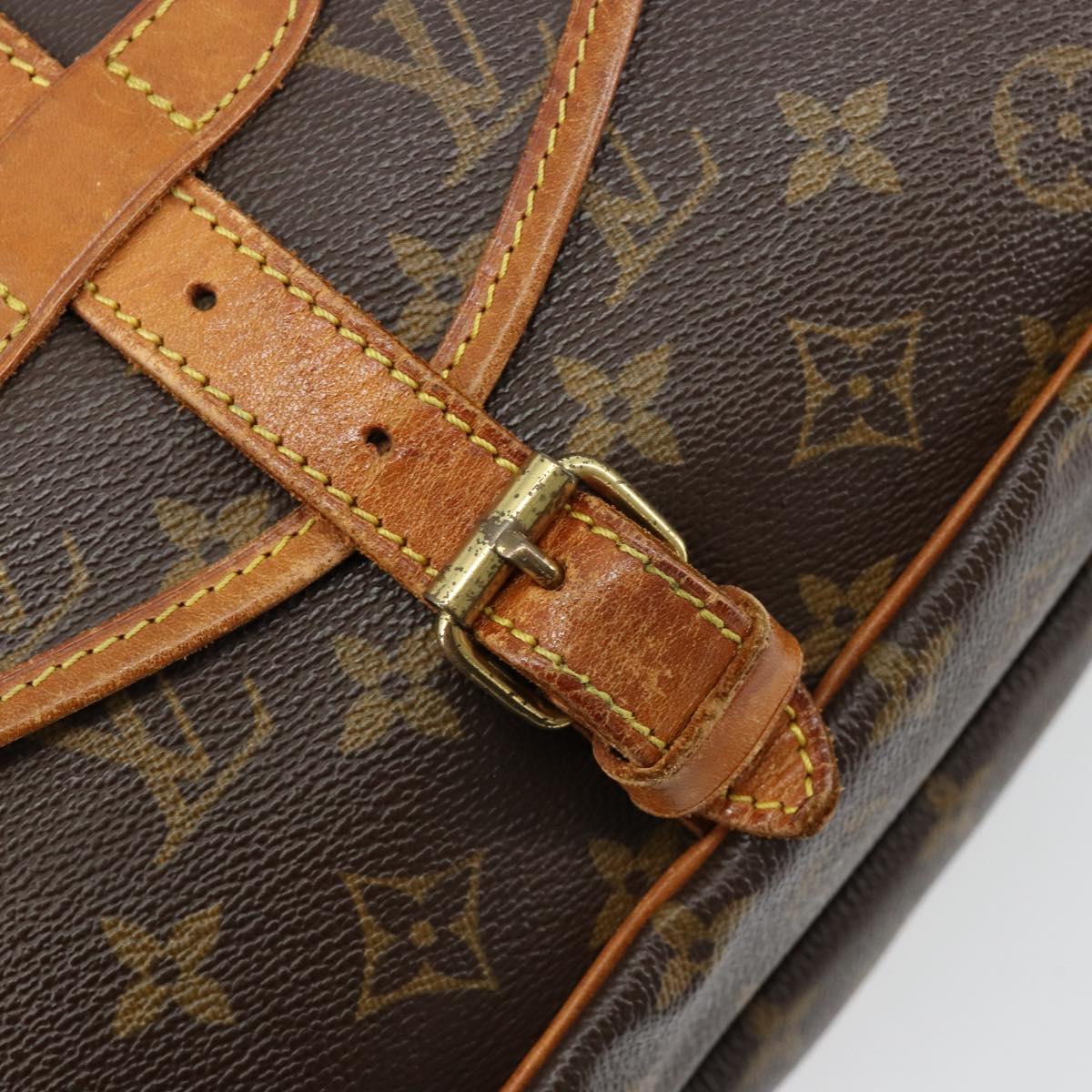 LOUIS VUITTON Monogram Saumur 30 Shoulder Bag M42256 LV Auth ka4691