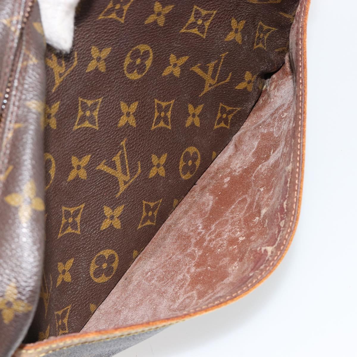 LOUIS VUITTON Monogram Compiegne 28 Clutch Bag M51845 LV Auth ka4698