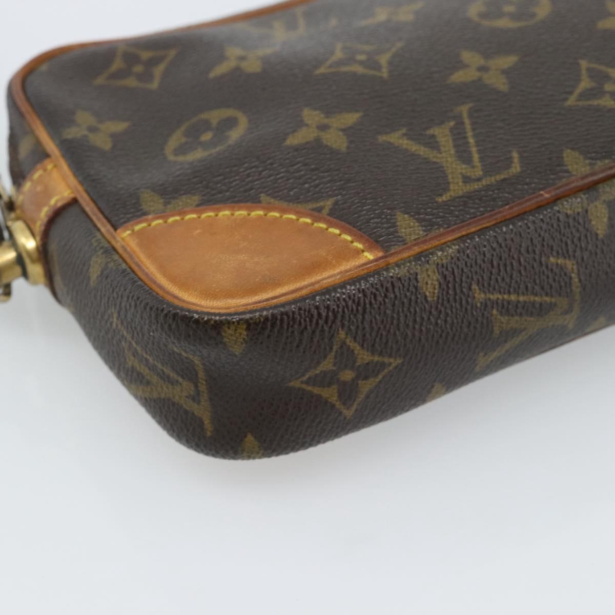 LOUIS VUITTON Monogram Marly Dragonne PM Clutch Bag M51827 LV Auth ka4699