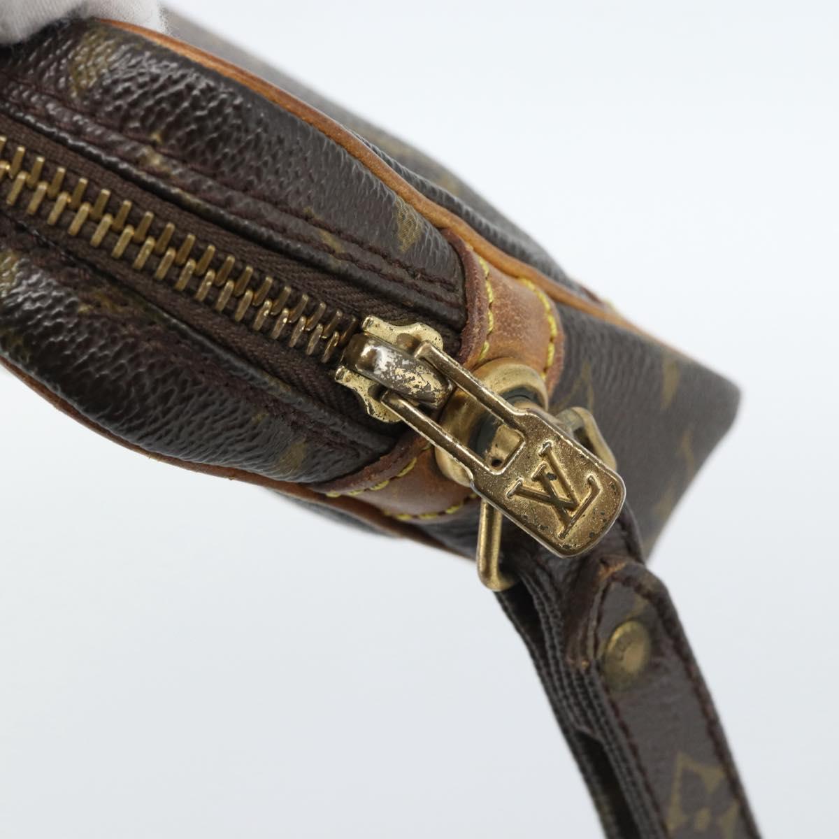 LOUIS VUITTON Monogram Marly Dragonne PM Clutch Bag M51827 LV Auth ka4699