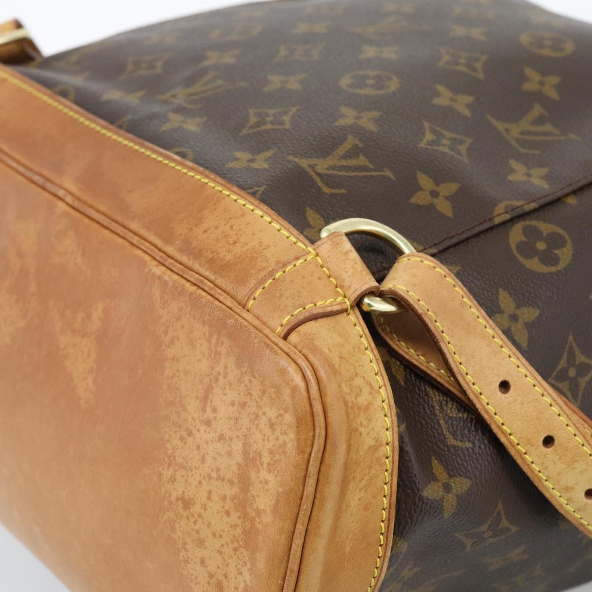 LOUIS VUITTON Monogram Montsouris GM Backpack M51135 LV Auth ka4703A