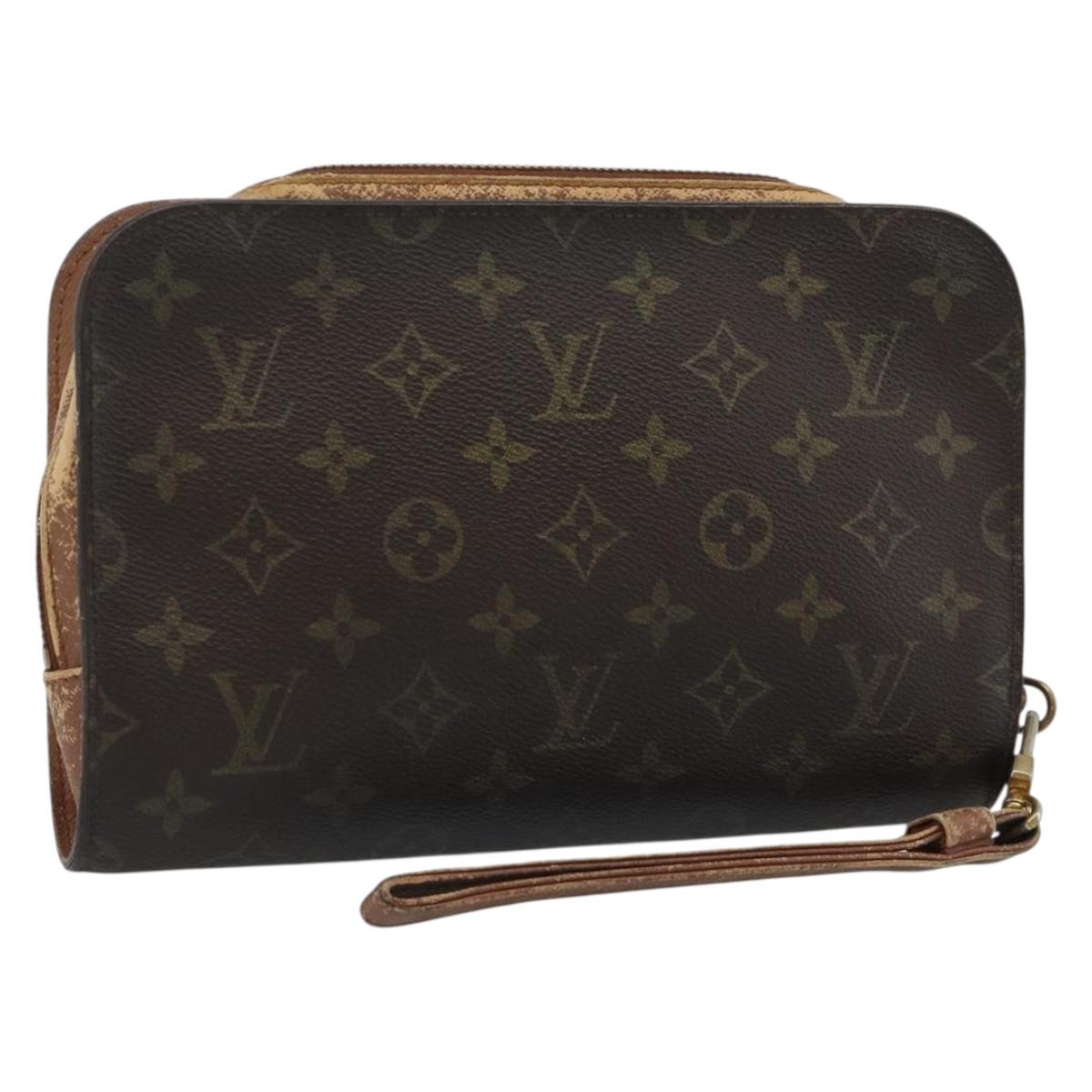 LOUIS VUITTON Monogram Orsay Clutch Bag M51790 LV Auth ka4710