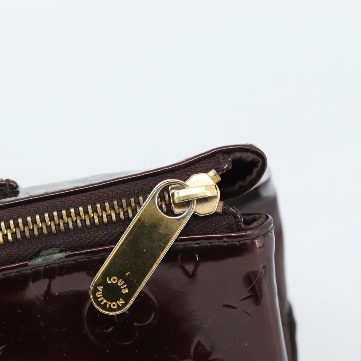 LOUIS VUITTON Monogram Vernis Rosewood Avenue Bag Amarante M93510 Auth ka4714A