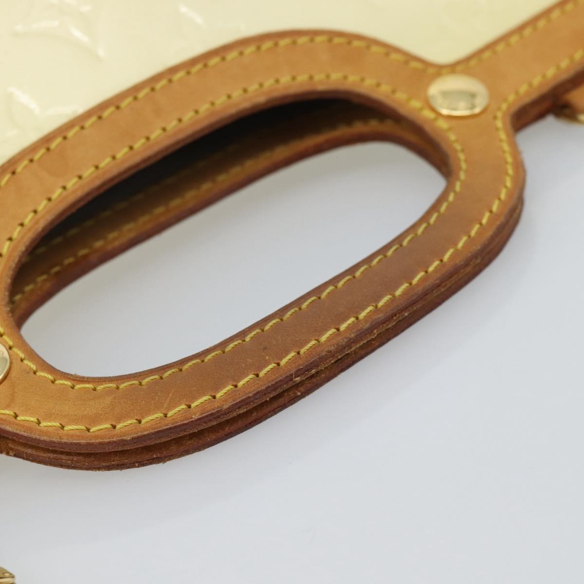 LOUIS VUITTON Monogram Vernis Roxbury Drive Bag 2Way Perle M91374 Auth ka4715