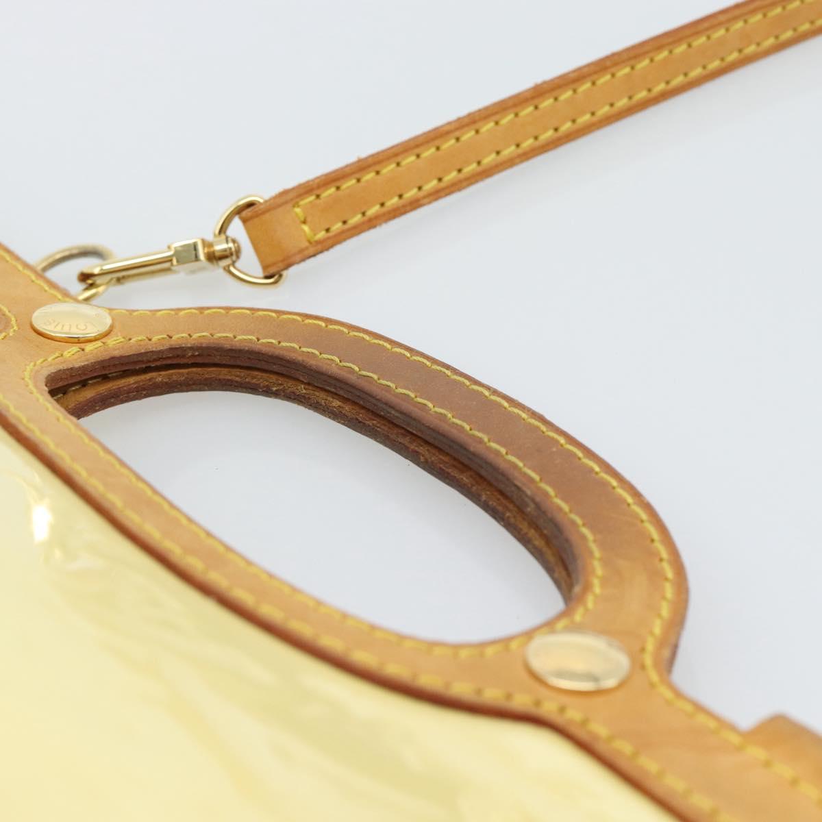 LOUIS VUITTON Monogram Vernis Roxbury Drive Bag 2Way Perle M91374 Auth ka4715