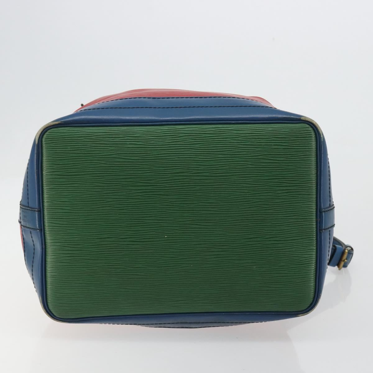LOUIS VUITTON Epi Noe Shoulder Bag Tricolor Red Blue M44084 LV Auth ka4716
