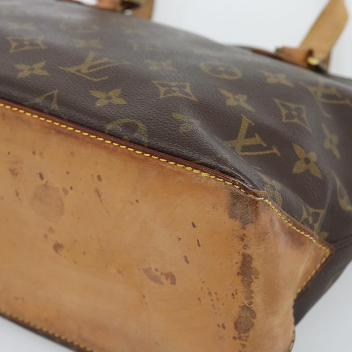 LOUIS VUITTON Monogram Cabas Piano Tote Bag M51148 LV Auth ka4718