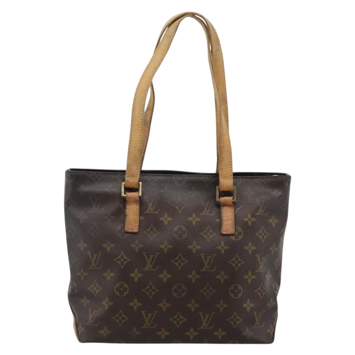 LOUIS VUITTON Monogram Cabas Piano Tote Bag M51148 LV Auth ka4718