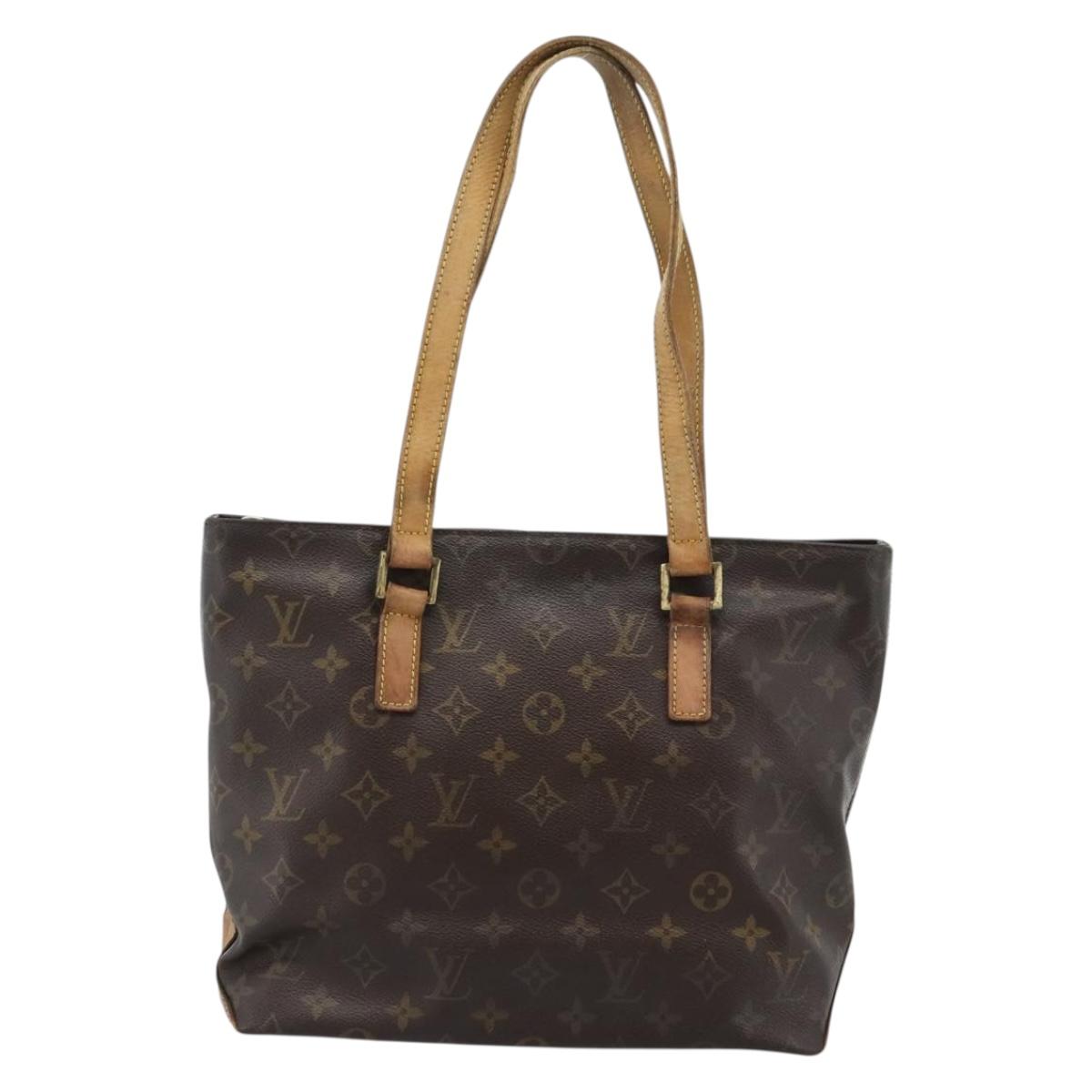 LOUIS VUITTON Monogram Cabas Piano Tote Bag M51148 LV Auth ka4718