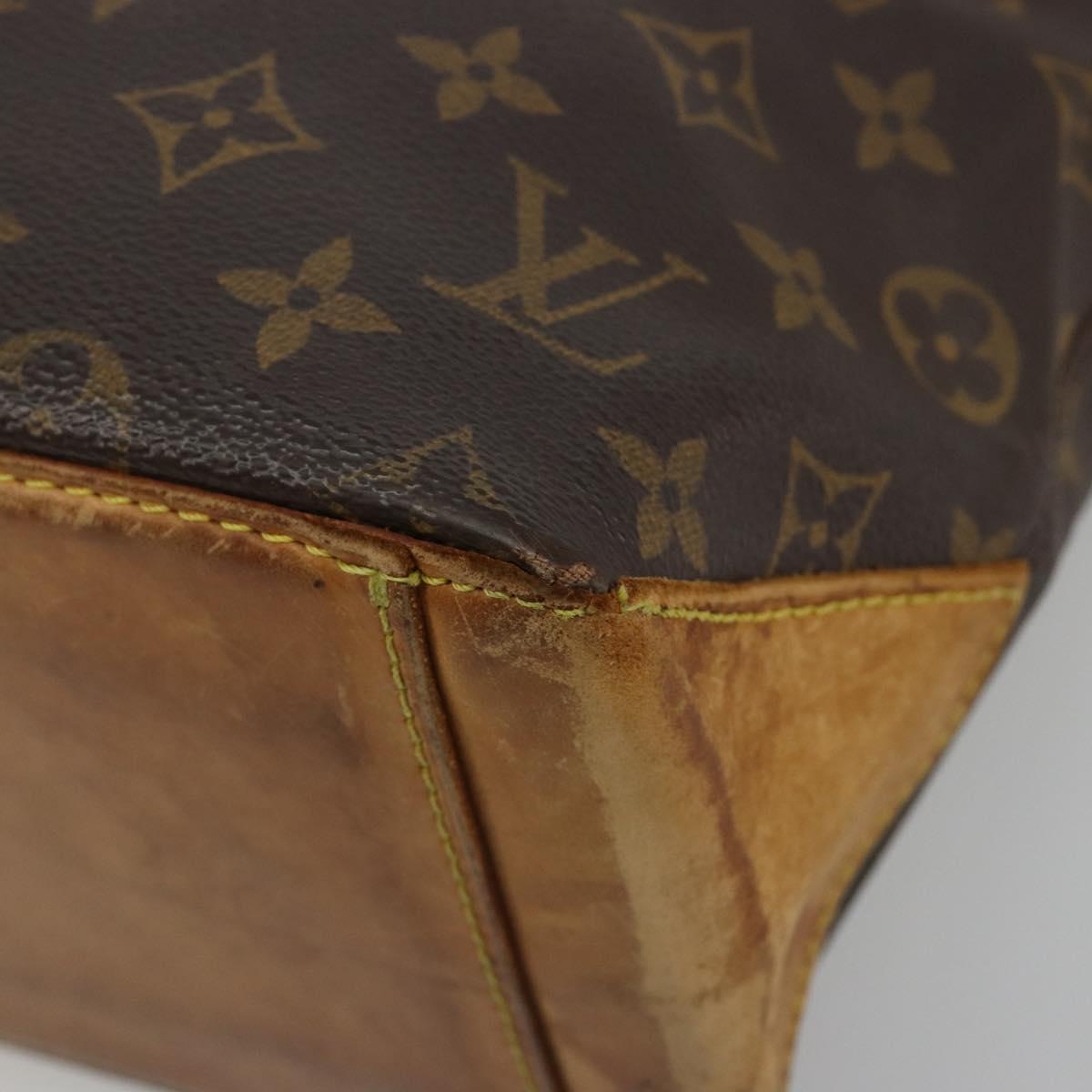 LOUIS VUITTON Monogram Cabas Piano Tote Bag M51148 LV Auth ka4719