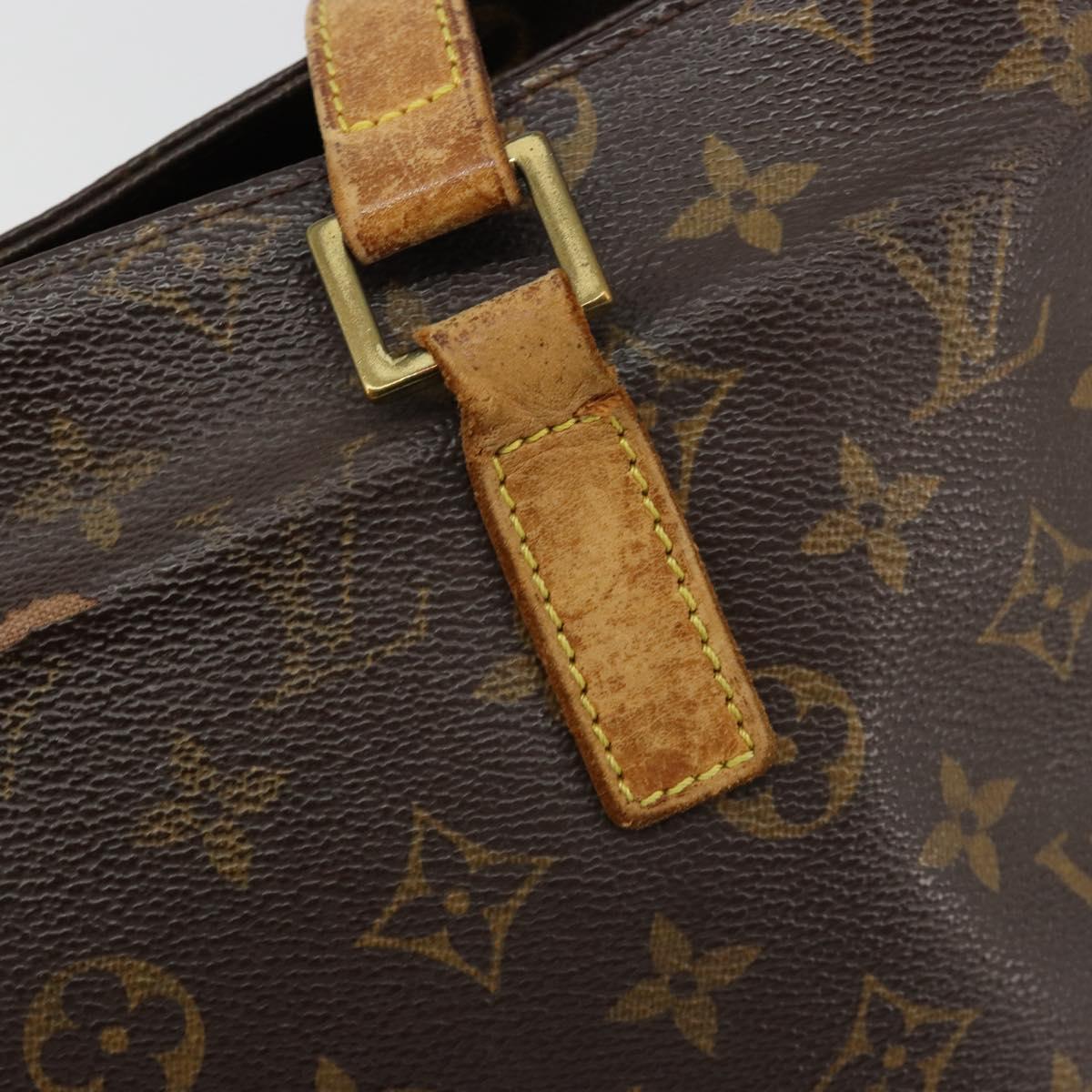LOUIS VUITTON Monogram Cabas Piano Tote Bag M51148 LV Auth ka4719