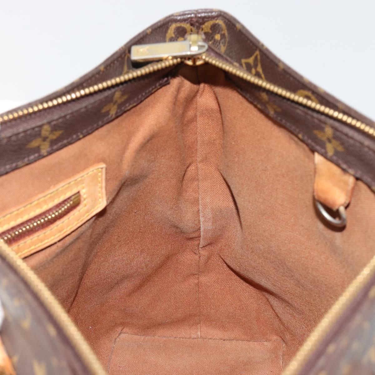 LOUIS VUITTON Monogram Cabas Piano Tote Bag M51148 LV Auth ka4719