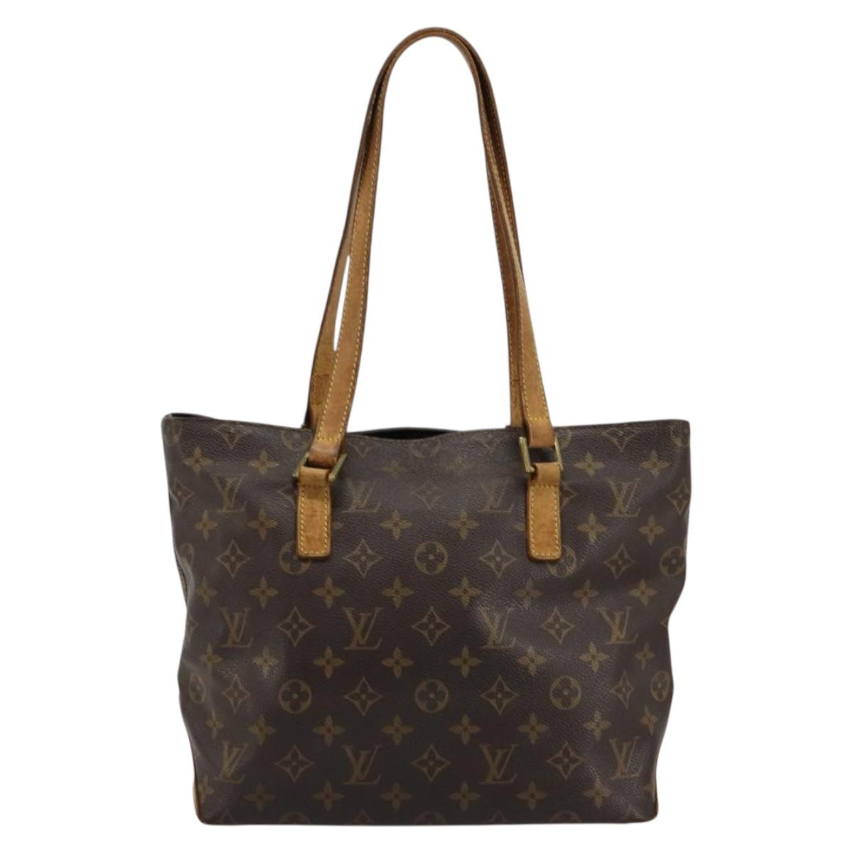 LOUIS VUITTON Monogram Cabas Piano Tote Bag M51148 LV Auth ka4719