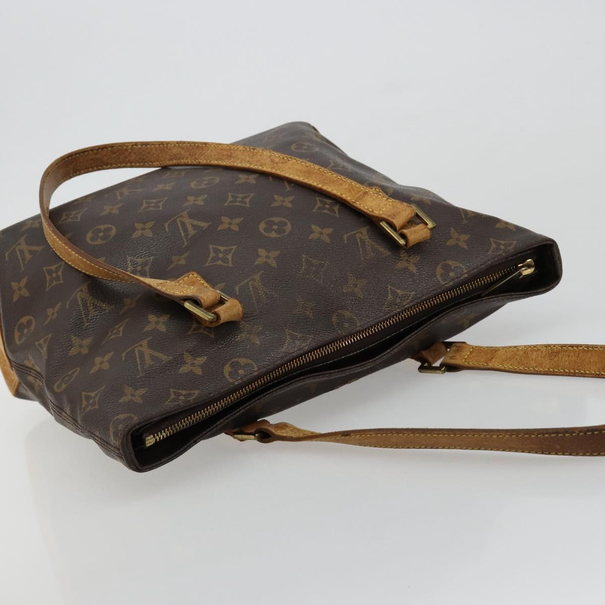 LOUIS VUITTON Monogram Cabas Piano Tote Bag M51148 LV Auth ka4719