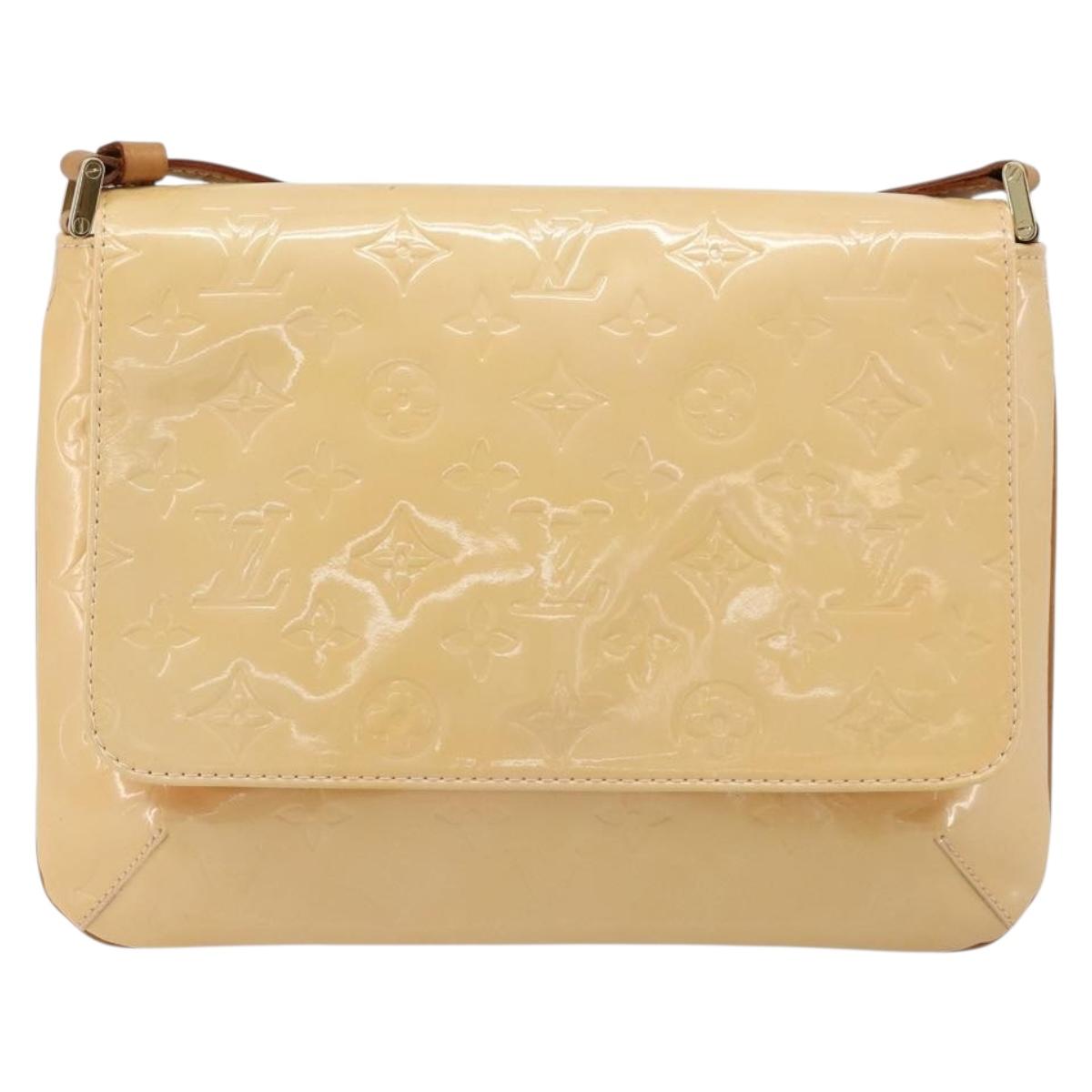 LOUIS VUITTON Vernis Thompson Street Bag Marshmallow Pink M91070 Auth ka4720A