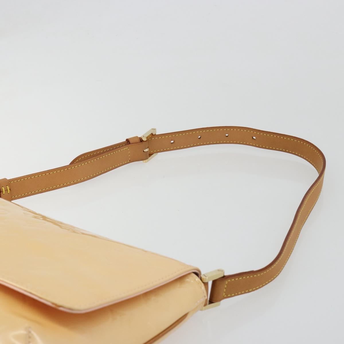 LOUIS VUITTON Vernis Thompson Street Bag Marshmallow Pink M91070 Auth ka4720A